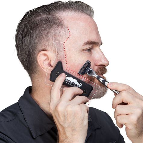 Butyface Beard Styling tool & Shaping Template for using beard timmer ...