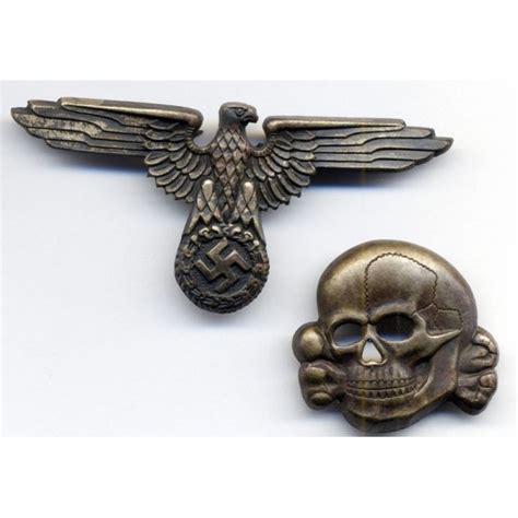 Eagle And Skull From SS Cap Germanrings