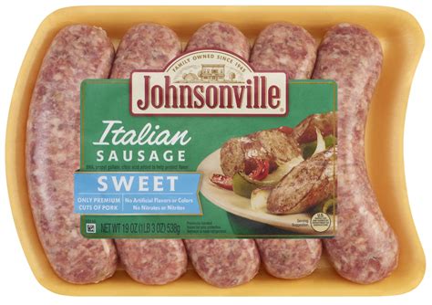 Johnsonville Sweet Italian Sausage 5 Ct 19 Oz Shipt