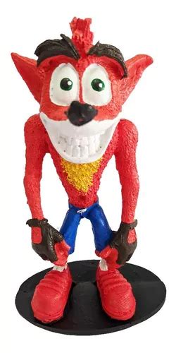 Boneco Crash Bandicoot Ps Colecion Vel Decora O Resina Parcelamento