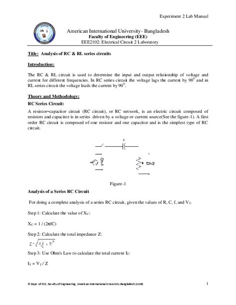 (PDF) Experiment 2 Lab Manual