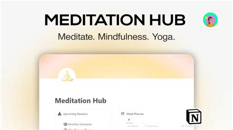 Meditation Hub - Personal Template