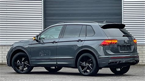 Volkswagen New Tiguan R Line 2023 In 4k Dolphin Grey 19 Inch Valencia Walk Around And Detail