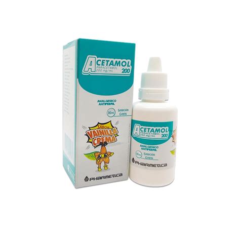 Acetamol 200 Solución Gotas X 30 Ml Farmatotal