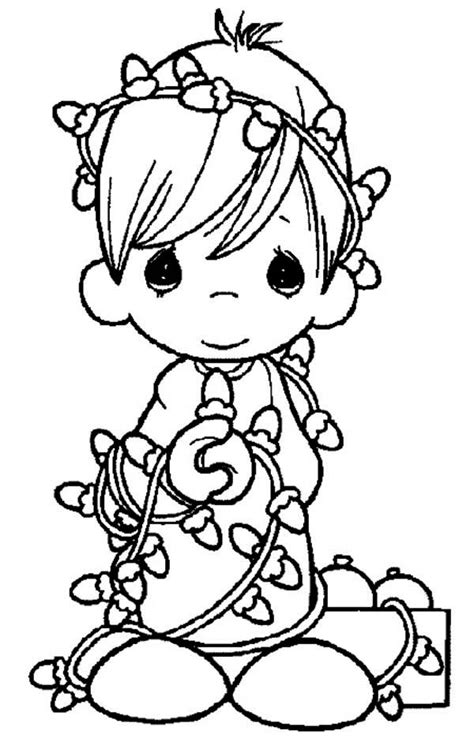 Precious Moments Nativity Coloring Pages at GetColorings.com | Free printable colorings pages to ...