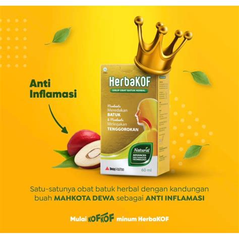 Jual Herbakof Sirup Ml Ml Herbal Obat Batuk Shopee Indonesia