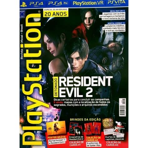 Revista Playstation Edição De Aniversário 20 Anos Detonado Resident