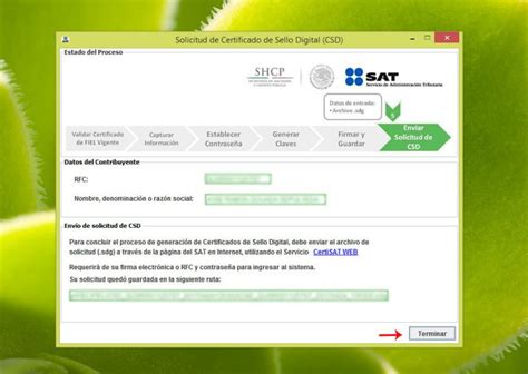 Como Generar Y Tramitar El Certificado De Sello Digital Csd Del Sat