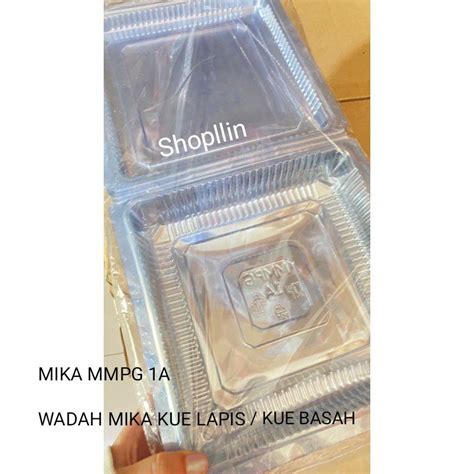 Jual Box Kue Plastik Mika 1A Mika Kue Lapis Kue Basah 1 Loyang