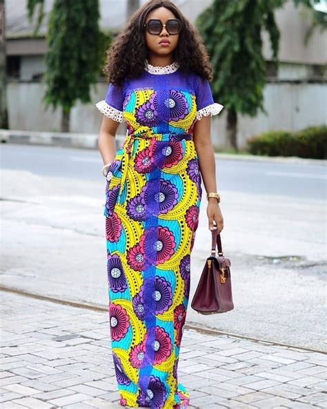 Creative Ankara And Lace Combination Long Gowns Styles For Classy