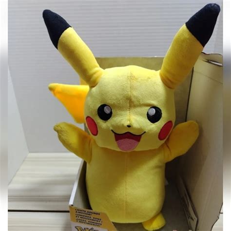 Pok Mon Toys Pokemon Electric Charge Pikachu Plush Soft Toy Used