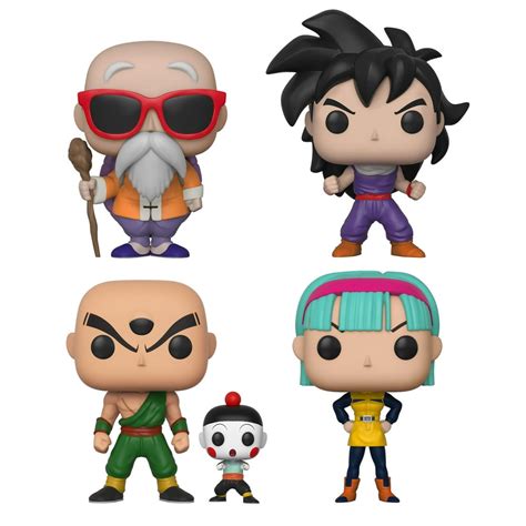 Funko Pop Animation Dragon Ball Z Series 4 Collectors Set Master Roshi Wstaff Gohan