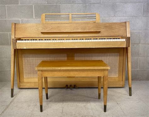 Baldwin Acrosonic Spinet Piano With Caning Etsy