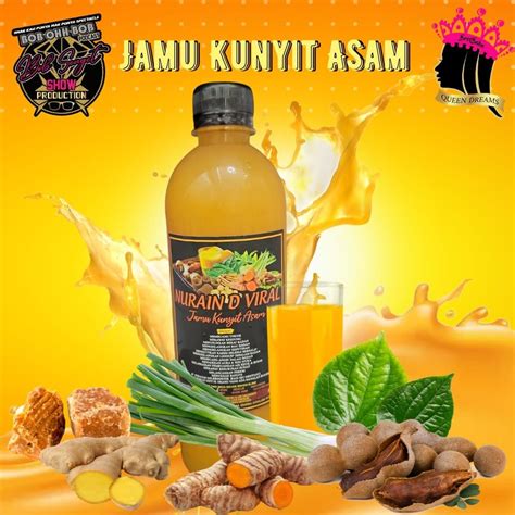 Jamu Kunyit Asam 500ml Health Nutrition Health Supplements Health