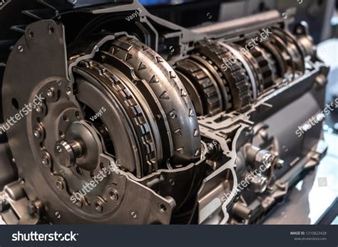 Car Automatic Transmission Cutaway Closeup Stock Photo 1210823428