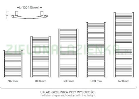 Instal Projekt Ambra R AMBR40120 grzejnik łazienkowy 40x123 cm