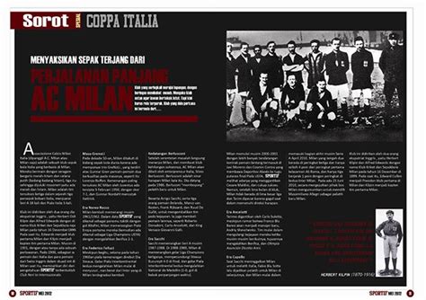 Sports Magazine Design Layout on Behance