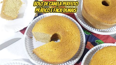 Bolo De Canela I Bolos Caseiros I Sabrina Santos M E De Tr S Youtube