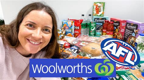 Afl Grand Final Grocery Haul Woolworths Grocery Haul Austrlia