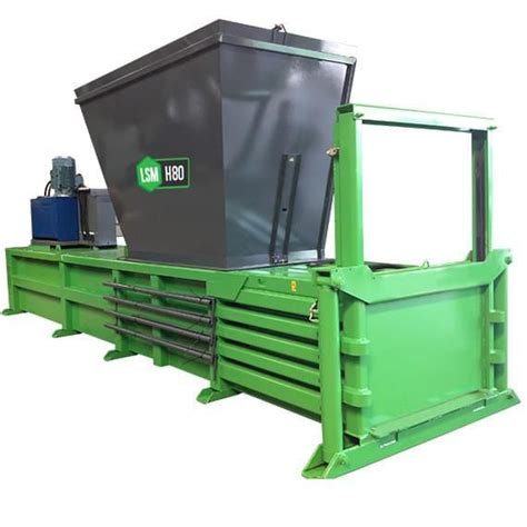 Prensa De Balas Horizontal H Lsm Recycling Equipment De Carga