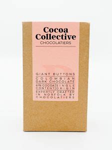 Cocoa Collective Giant Buttons Colombian Dark Norfolk Hampers