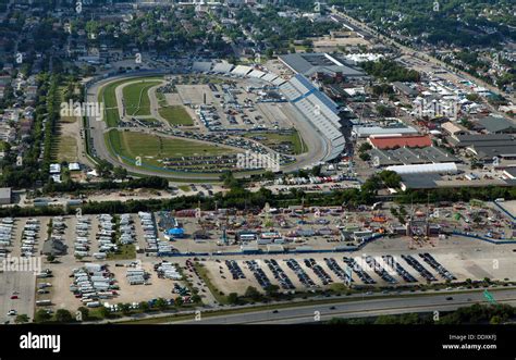 Aerial Photograph Wisconsin State Fair Milwaukee Wisconsin Stock