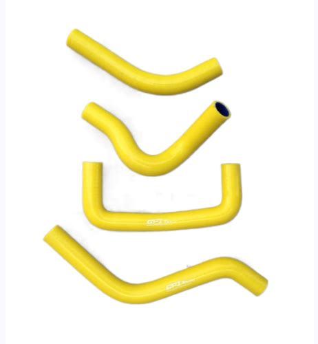 Yellow Silicone Radiator Coolant Hose Pipe For 2005 Suzuki RMZ450 RMZ