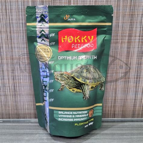 Jual HOKKY TURTLE OPTIMUM GROWTH 100GR PAKAN PELLET PELET MAKANAN KURA