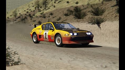 Renault Alpine A310 Gr5 Gravel Rally At Carvalho De Rei Track Rally