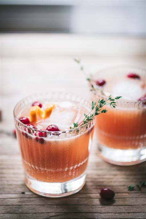 Cranberry Orange Whiskey Cocktail Crowded Kitchen