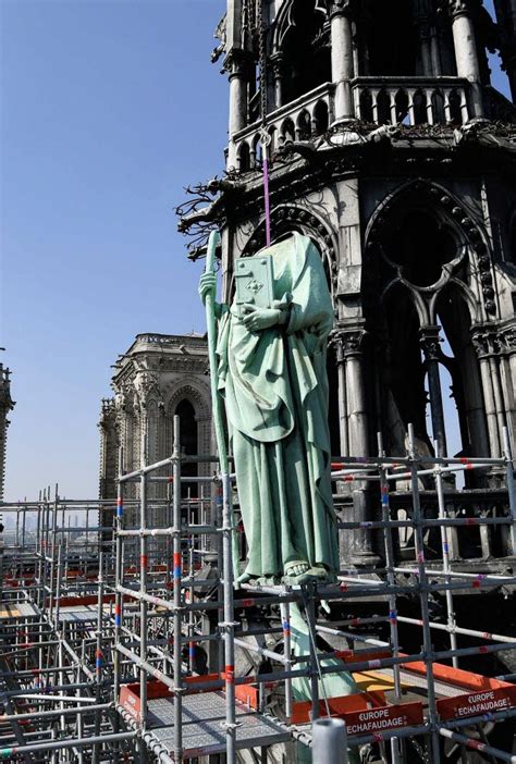 Patrimoine Les Statues De Notre Dame De Paris Vont être Restaurées