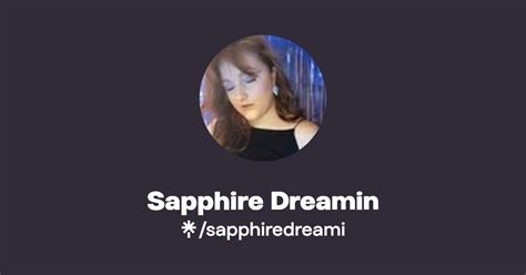 Sapphire Dreamin Instagram TikTok Linktree