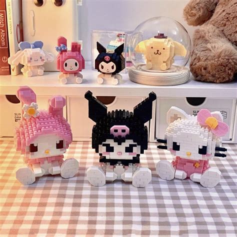 Sanrio Lego Set Hello Kitty Kuromi Mymelody Ideal T Etsy Australia