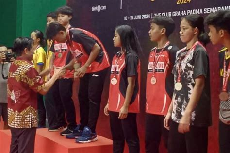 Atlet Cilik Pb Djarum Dominasi Graha Padma Walikota Cup Raih