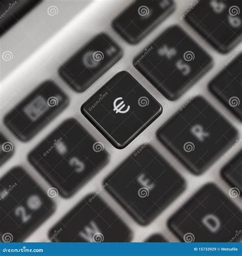 Euro keyboard symbol stock image. Image of financial - 15733929