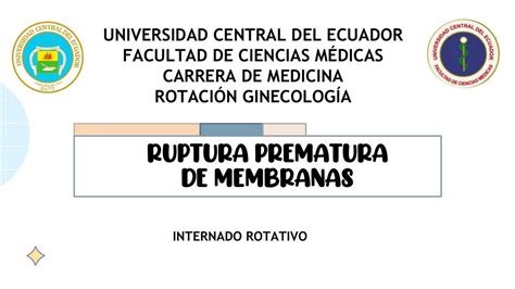 Ruptura Prematura De Membranas Estudiante Medicina Udocz