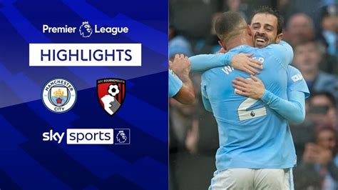 Man City 6 - 1 Bournemouth - Match Report & Highlights