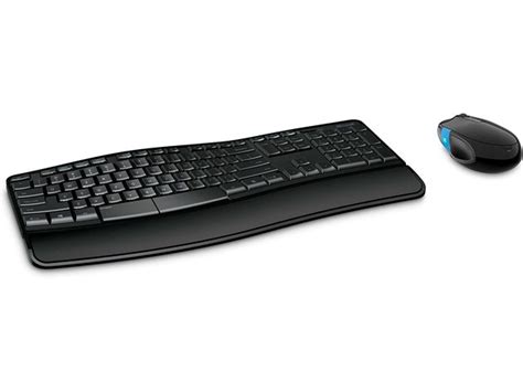 Microsoft Ergonomic Full Size Wireless Sculpt Comfort Desktop Usb Keyboard And Mouse Bundle