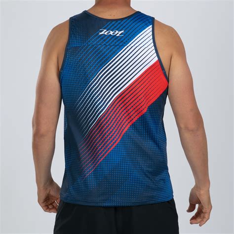 Mens Ltd Run Singlet France