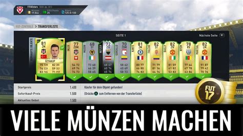 FIFA 17 SCHNELL MÜNZEN MACHEN NEUE TRADING TIPPS DEUTSCH YouTube