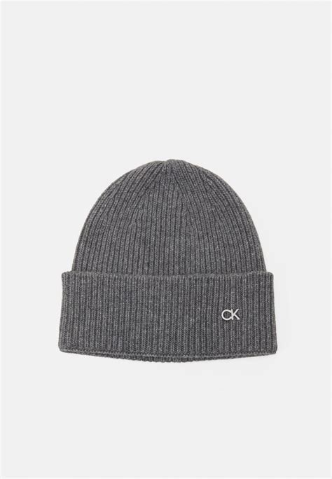 Calvin Klein Relock Beanie Mössa Mid Grey Heather Grå