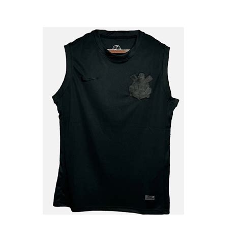 Camisa Do Corinthians Regata All Black Contra O Racismo Pronta Entrega