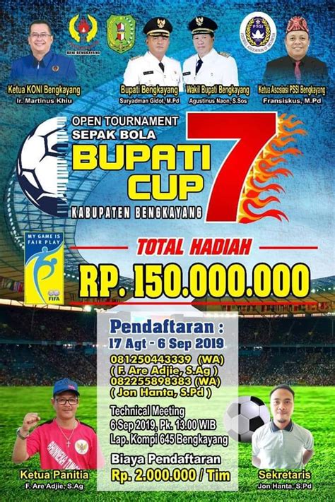 Open Tournament Sepak Bola Bupati Cup Kabupaten Bengkayang Kabupaten