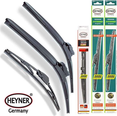 Full Set Von Heyner Hybrid Scheibenwischer Vorne Mm Mm Und