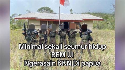 Viral Video BEM UI Ditantang Untuk KKN Di Distrik Okbab Muncul Usai