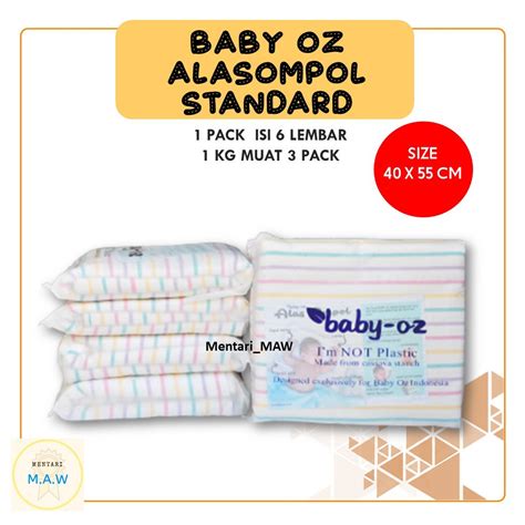 Jual ORIGINAL Alas Ompol Baby Oz Garis Popok Lurik Pipis Bayi Katun