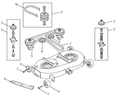 Cub Cadet Inch Deck Belt Diagram Cub Cadet Inch Deck D