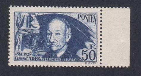 USA TIMBRE N398A Clément Ader Neuf cote 190 Euros