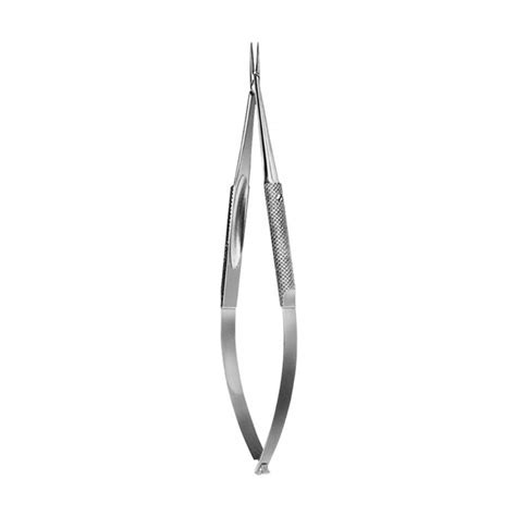 BARRAQUER Micro Needle Holder Round Knurled Handle Surgivalley