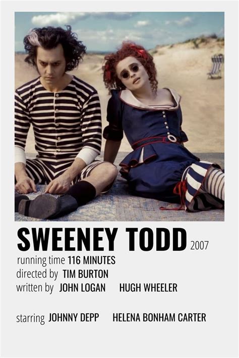 Sweeney Todd | Indie movie posters, Indie movies, Movies to watch teenagers